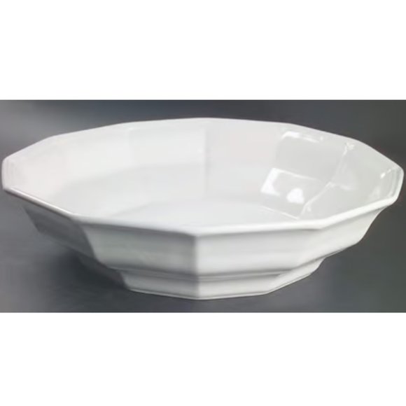 Oversized 15 Inch Vintage Pfaltzgraff Serving Bowl Providence White Dish Huge - Picture 10 of 11
